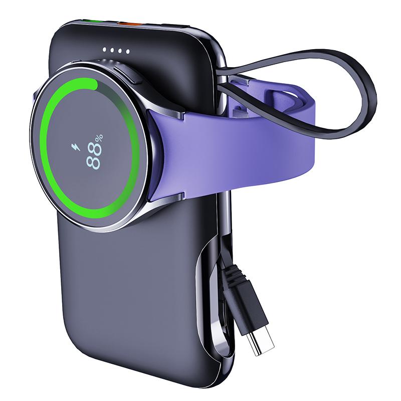 V11S 5000mAh Magnetic Power Bank with Type-C Cable for Samsung Galaxy Watch PD 20W Portable Phone Charger A
V11S 5000mAh Magnetic Power Bank with Type-C Cable for Samsung Galaxy Watch PD 20W Portable Phone Charger A