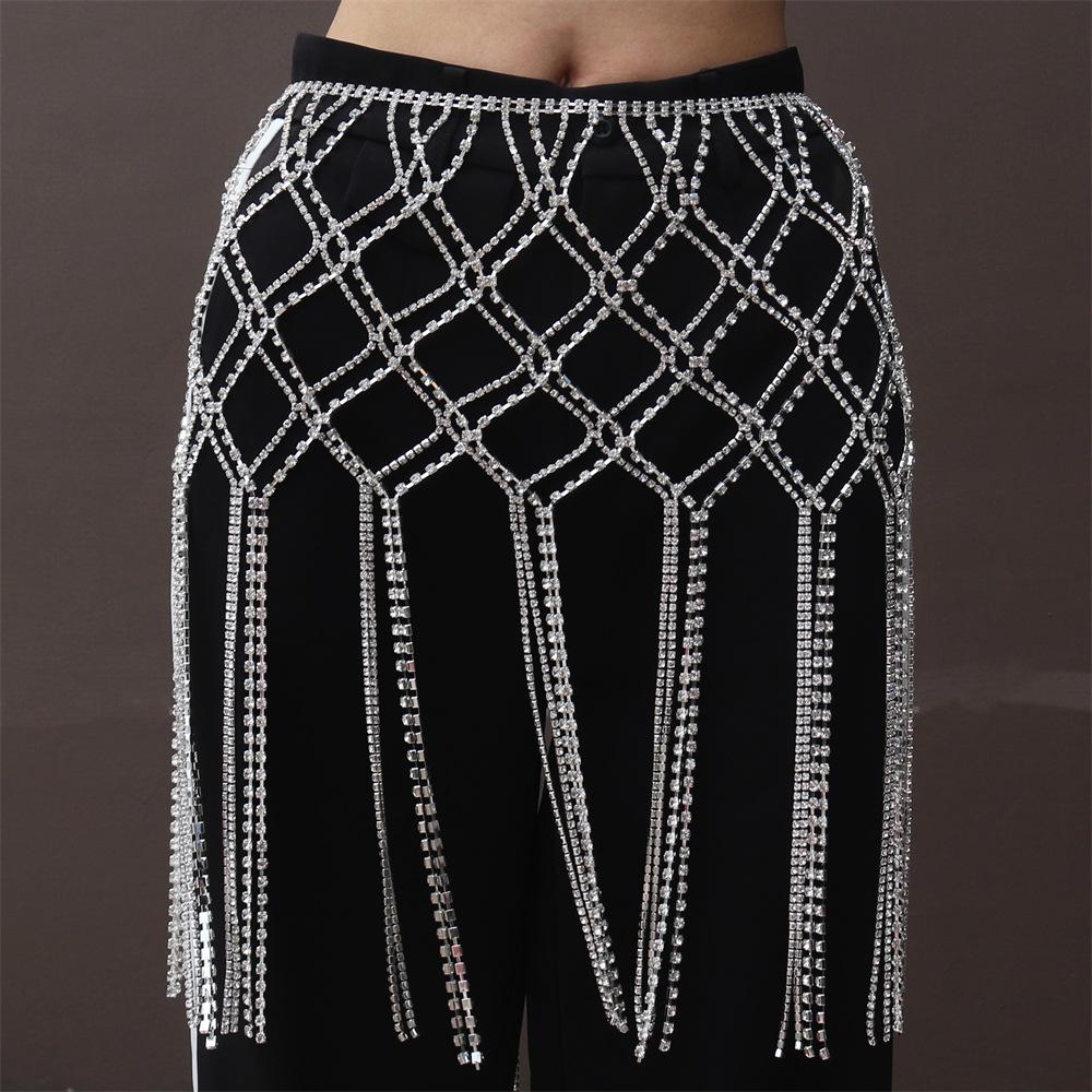 European And American Fashion Rhinestone Waist Chain Beach Jewelry Accessories Full Of Diamonds Shiny Nightclub Bikini Body Chain Women серебряный
European And American Fashion Rhinestone Waist Chain Beach Jewelry Accessories Full Of Diamonds Shiny Nightclub Bikini Body Chain Women серебряный