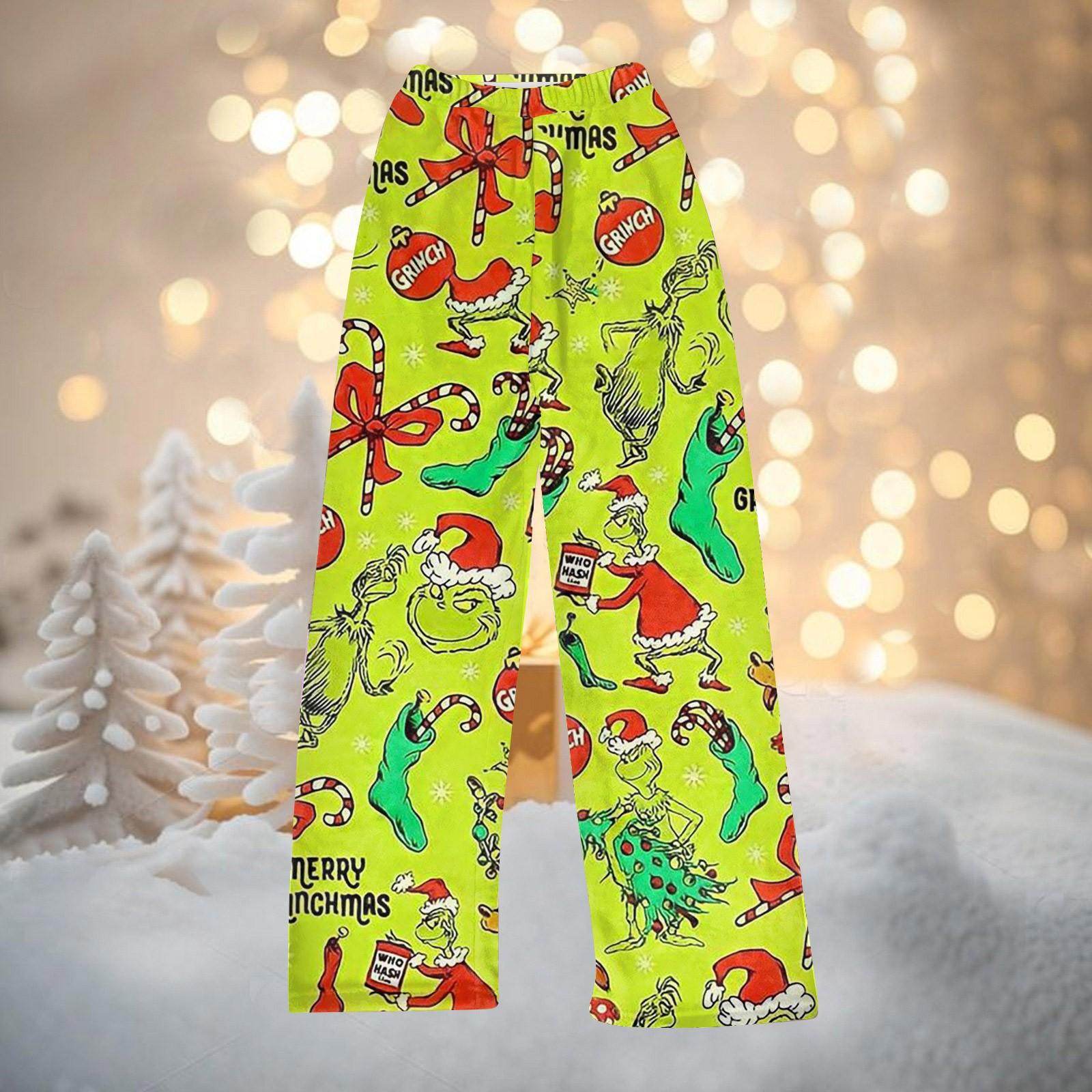 Женские осенне-зимние брюки, длинные брюки, фланелевые брюки с рождественским принтом XL
Женские осенне-зимние брюки, длинные брюки, фланелевые брюки с рождественским принтом XL