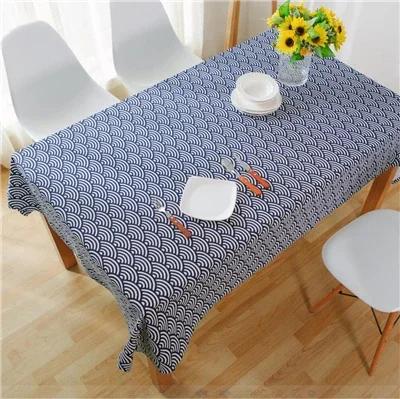 Japanese Style Blue Wave Table Cloth Cotton Linen Tablecloth Rectangular Table Cloth Decorative Dining Table Cover Obrus Mantel (as the picture,40x60cm)
Japanese Style Blue Wave Table Cloth Cotton Linen Tablecloth Rectangular Table Cloth Decorative Dining Table Cover Obrus Mantel (as the picture,40x60cm)
