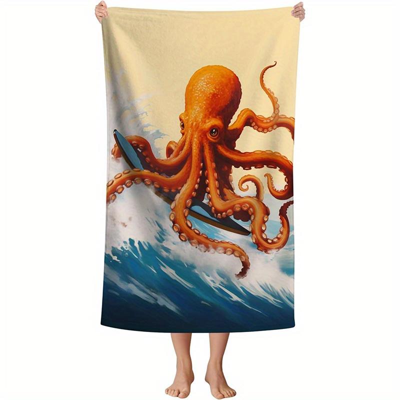 Beach Towel Octopus Surfing Towel Patterned Sunscreen And Windproof Suitable For Swimming Pool Camping Travel Blanket W30*H60(CM)
Beach Towel Octopus Surfing Towel Patterned Sunscreen And Windproof Suitable For Swimming Pool Camping Travel Blanket W30*H60(CM)