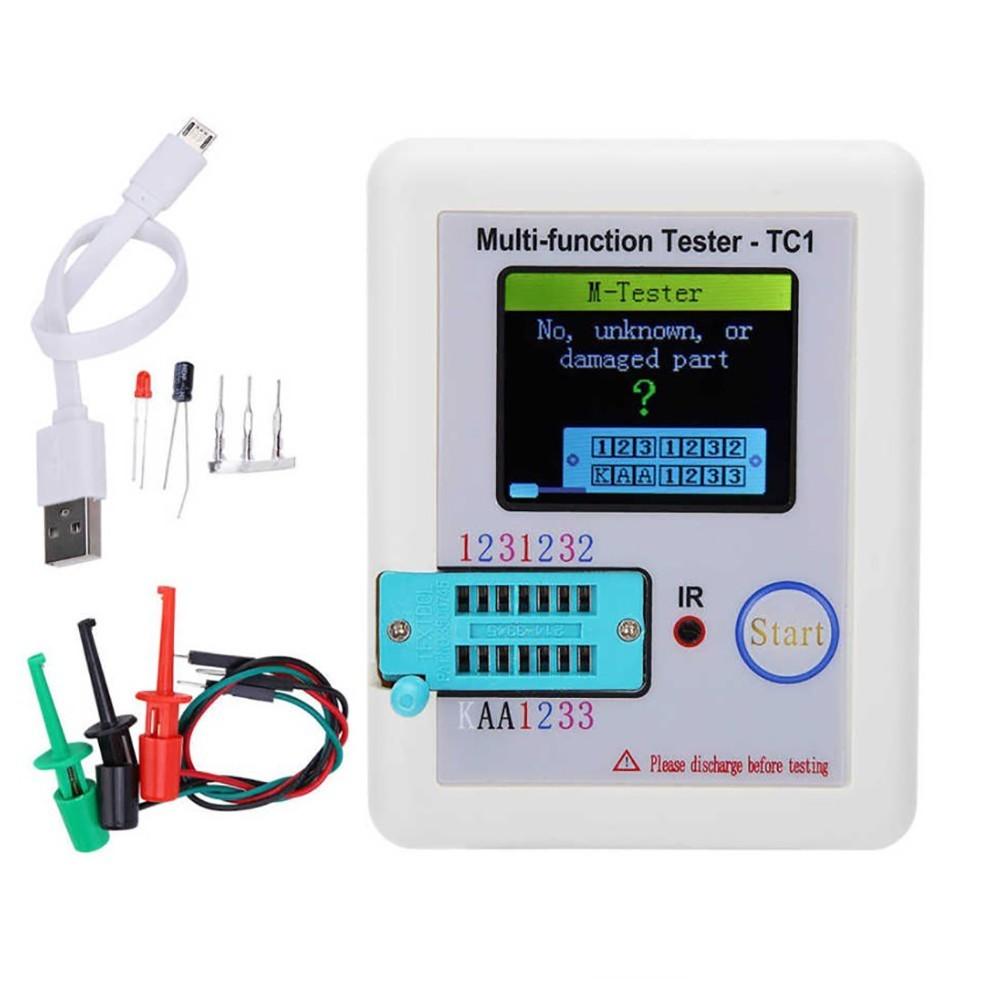 LCR-TC1 1.8inch Multifunctional Colorful Display TFT Backlight Transistor Tester
LCR-TC1 1.8inch Multifunctional Colorful Display TFT Backlight Transistor Tester