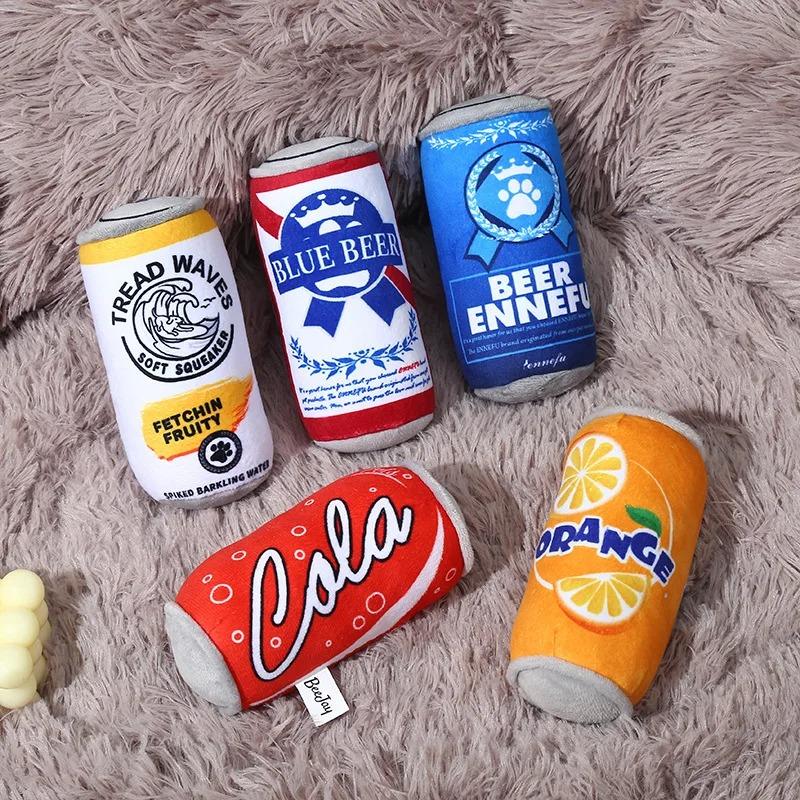 Plush Filled Wine Bottle Cans Shape Toy for Pet, Squeaky, Bite-Resistant, Clean Teeth, Chew Toy, Dog Supplies Accessories
Plush Filled Wine Bottle Cans Shape Toy for Pet, Squeaky, Bite-Resistant, Clean Teeth, Chew Toy, Dog Supplies Accessories