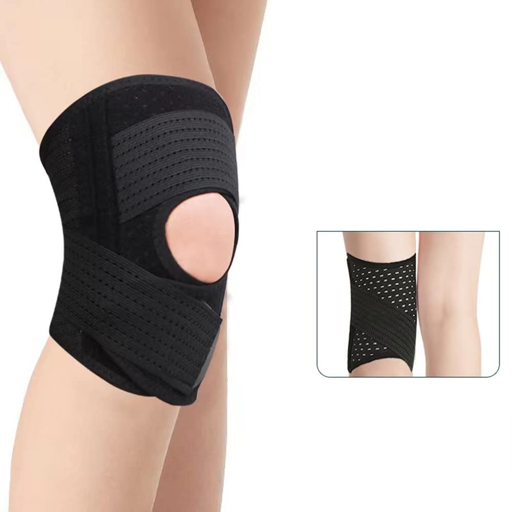 1PC Knee Brace with Side Stabilizers Relieve Meniscus Tear Joint Pain Sports Injuries Breathable Adjustable Running Workout чорний
1PC Knee Brace with Side Stabilizers Relieve Meniscus Tear Joint Pain Sports Injuries Breathable Adjustable Running Workout чорний