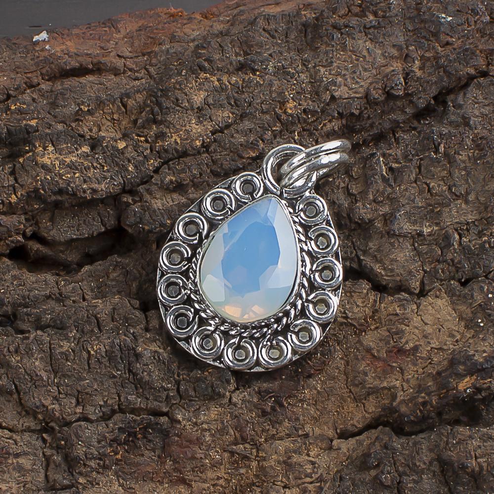 Milky Opal Handmade Latest Design Jewelry Pendant, 925 Solid Sterling Silver Gemstone Pendant, Gift For Mother 1.02 Inches
Milky Opal Handmade Latest Design Jewelry Pendant, 925 Solid Sterling Silver Gemstone Pendant, Gift For Mother 1.02 Inches