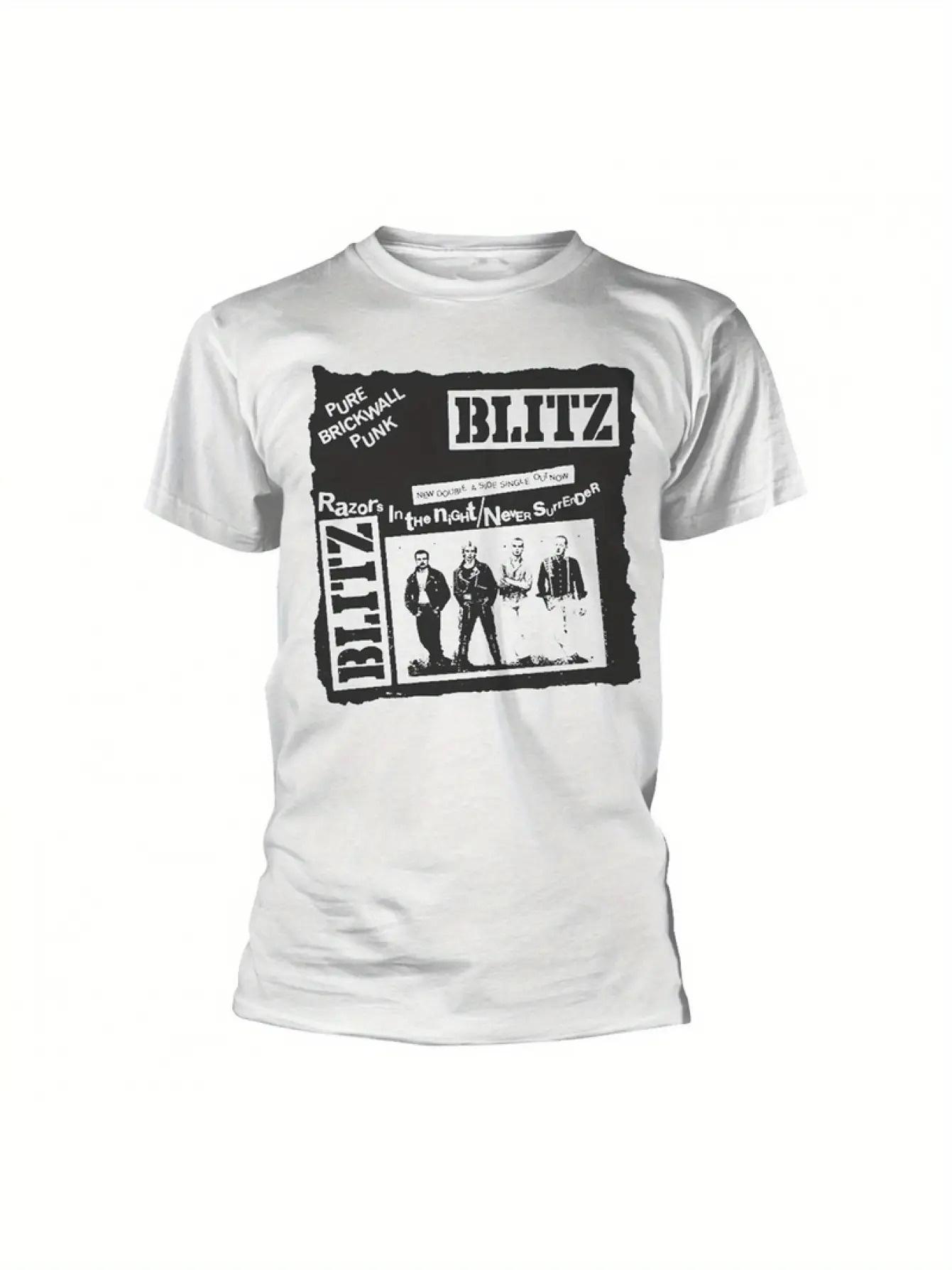 BLITZ Men S PURE BRICK WALL Punk Rock Band Graphic T-Shirt - Durable - Xx-Large White Tee S
BLITZ Men S PURE BRICK WALL Punk Rock Band Graphic T-Shirt - Durable - Xx-Large White Tee S
