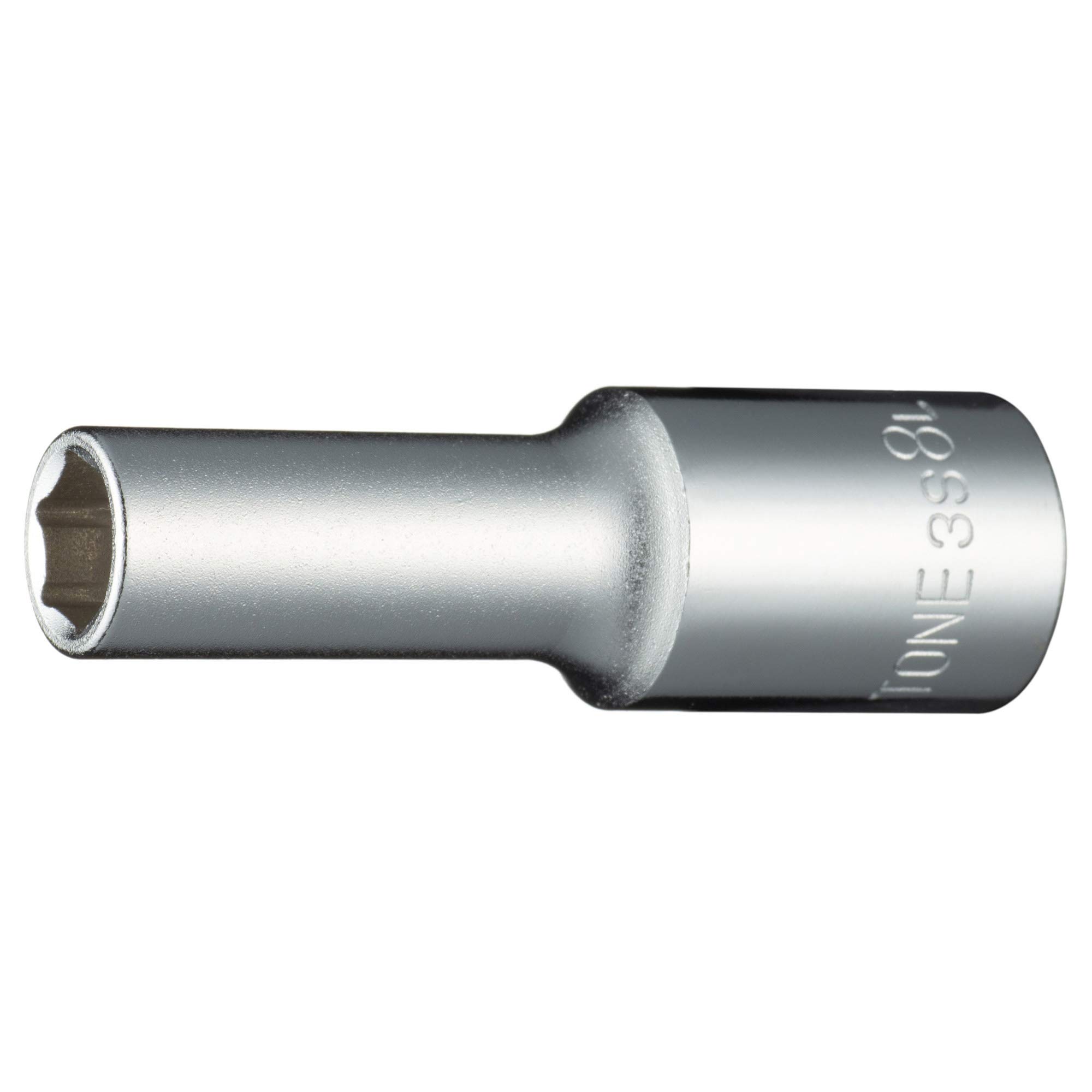 TONE Deep Socket Drive Angle Width across flats 08mm (Hexagonal) HP3S-08L 9.5mm (3/8 )
TONE Deep Socket Drive Angle Width across flats 08mm (Hexagonal) HP3S-08L 9.5mm (3/8 )