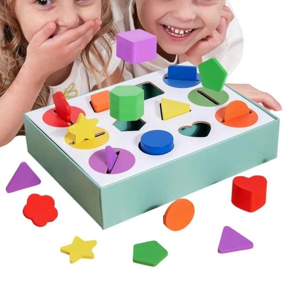 Wooden Shape Recognition Toys Wooden Toy Shape Sorting Toys Montessori Wooden Farm Toys Gifts 12 holes
Wooden Shape Recognition Toys Wooden Toy Shape Sorting Toys Montessori Wooden Farm Toys Gifts 12 holes