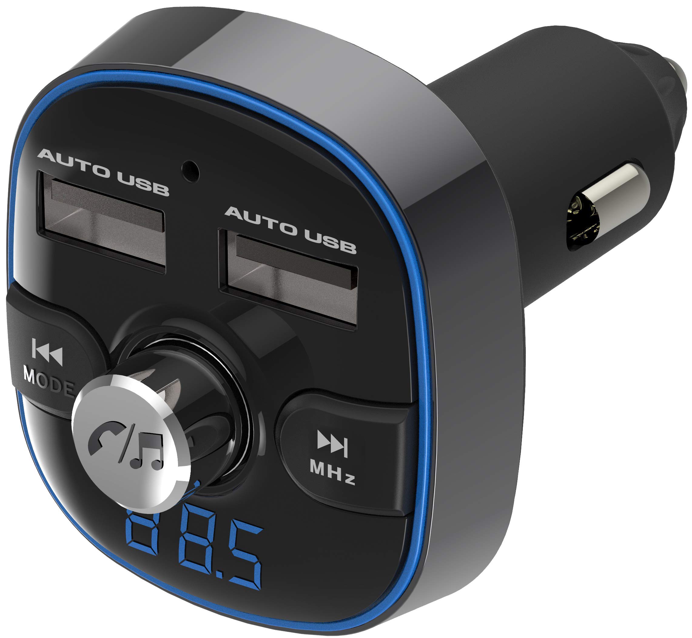 Kashimura Bluetooth FM Transmitter Full Band USB2 Port 4.8A Automatic Judgment Hands-free Calling Equalizer Function Rainbow LED MicroSD Card Mus
Kashimura Bluetooth FM Transmitter Full Band USB2 Port 4.8A Automatic Judgment Hands-free Calling Equalizer Function Rainbow LED MicroSD Card Mus
