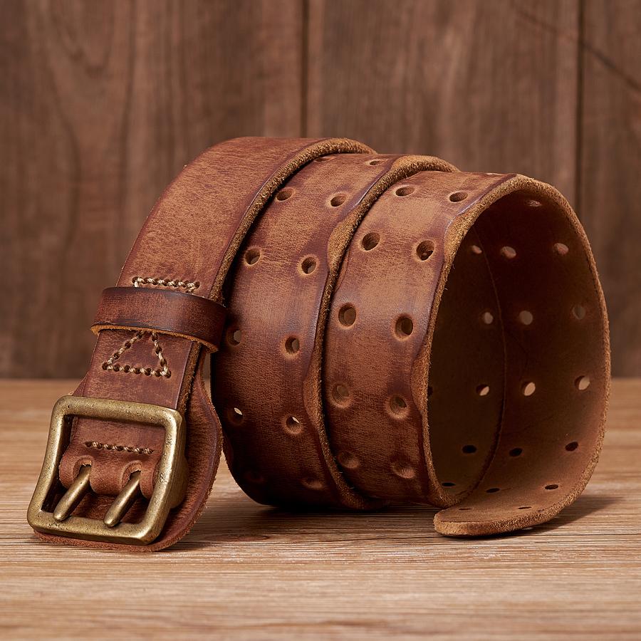 3.8CM Original Handmade Double-needle Buckle Men Belt Washed Water Made Old Macho Jeans Belt Genuine Leather Army Tactical Belt 130cm хакі
3.8CM Original Handmade Double-needle Buckle Men Belt Washed Water Made Old Macho Jeans Belt Genuine Leather Army Tactical Belt 130cm хакі