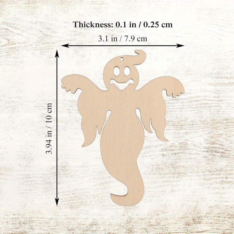 Horror Fashion 10 Wooden ghost hangers - perfect for DIY crafts, Halloween and Thanksgiving decorations
Horror Fashion 10 Wooden ghost hangers - perfect for DIY crafts, Halloween and Thanksgiving decorations