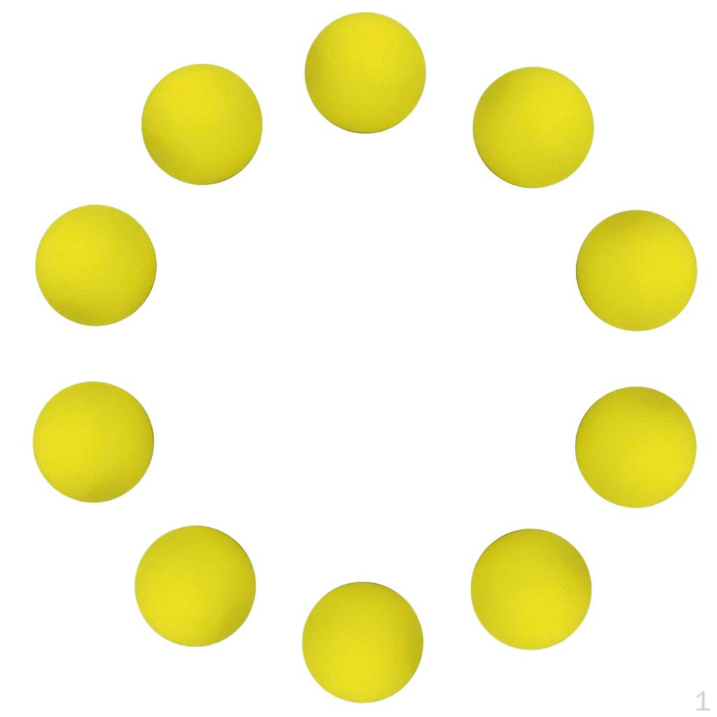 10 шт. пенящиеся мячи для гольфа из ЭВА, тренировочные мячи для упражнений, 42 мм жёлтый
10 шт. пенящиеся мячи для гольфа из ЭВА, тренировочные мячи для упражнений, 42 мм жёлтый