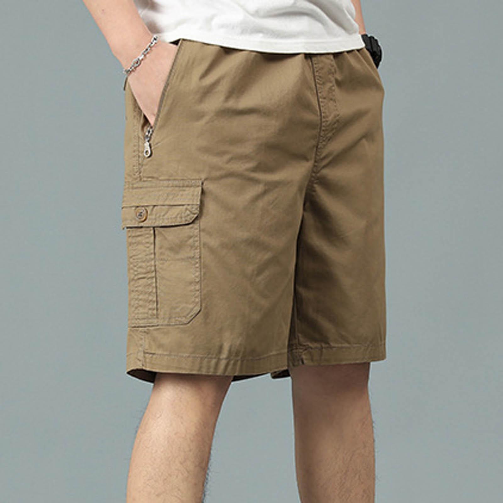 Мужские летние шорты-карго, свободные хлопковые однотонные брюки с пятью карманами, повседневные брюки на молнии с несколькими карманами XXXXL имбирный
Мужские летние шорты-карго, свободные хлопковые однотонные брюки с пятью карманами, повседневные брюки на молнии с несколькими карманами XXXXL имбирный