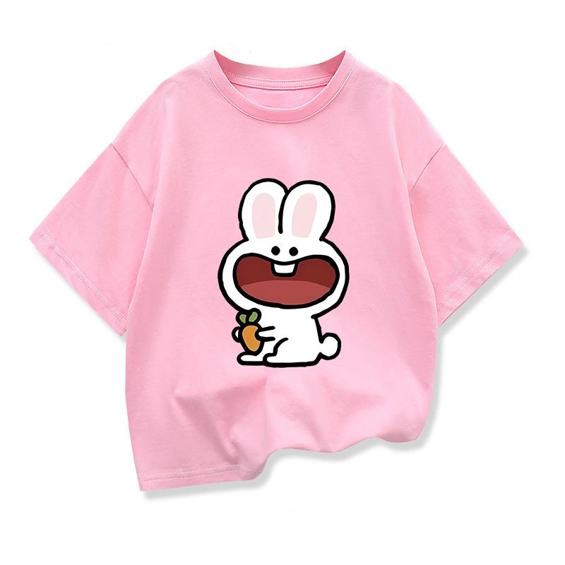 Summer Children s Clothing Girls Short Sleeve T-Shirt Cute Little Rabbit Pattern Loose Top 100
Summer Children s Clothing Girls Short Sleeve T-Shirt Cute Little Rabbit Pattern Loose Top 100