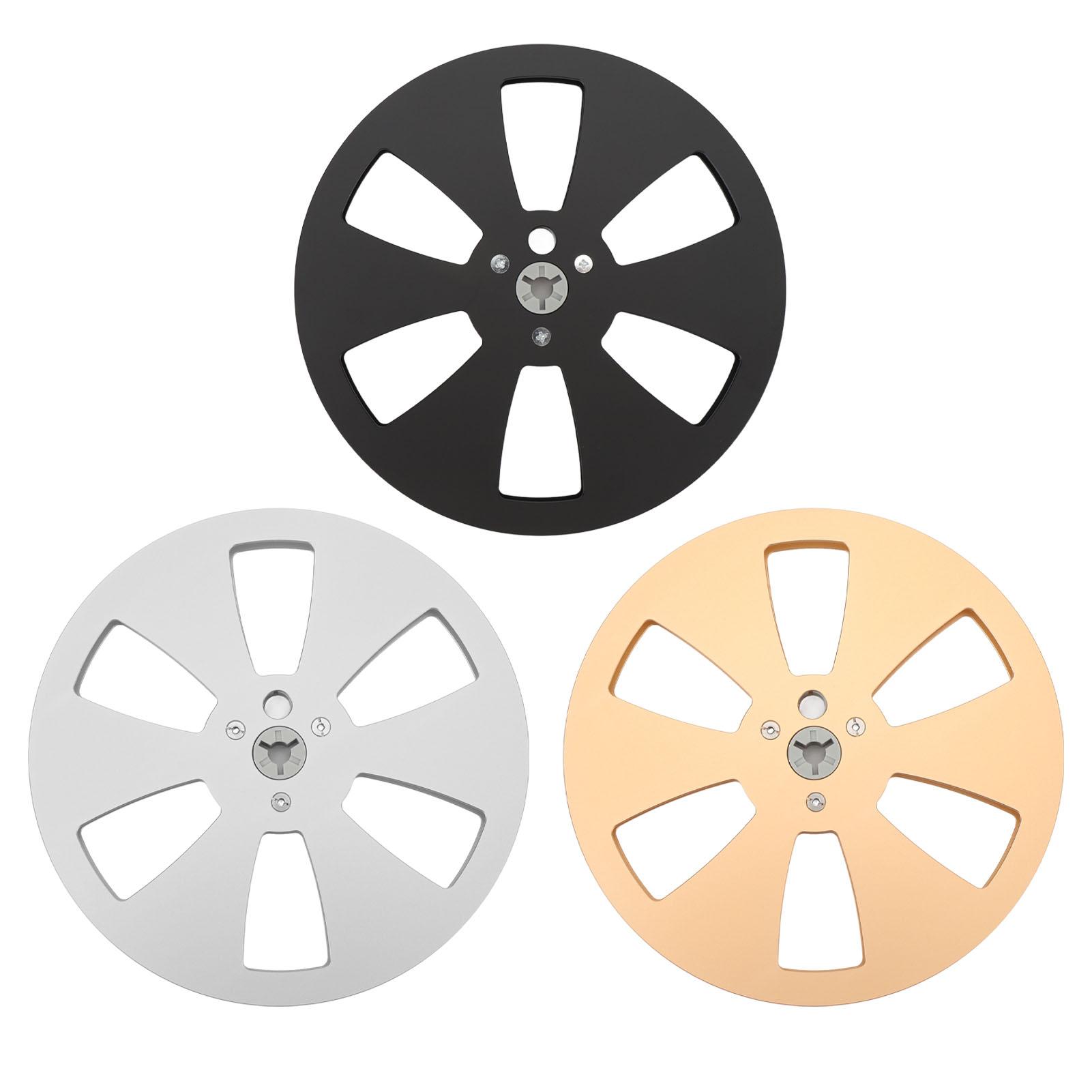 1/4-дюймовая пустая катушка для ленты из алюминиевого сплава 7-дюймовая открытая катушка для звуковой ленты с 3 отверстиями Universa Black Grey
1/4-дюймовая пустая катушка для ленты из алюминиевого сплава 7-дюймовая открытая катушка для звуковой ленты с 3 отверстиями Universa Black Grey