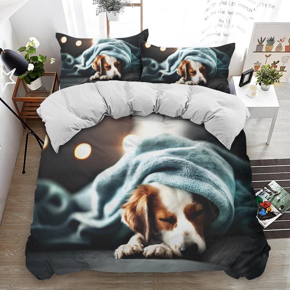 Sleeping Puppy Bedding Set Animal Pet Duvet Cover Queen King Single Duvet Cover Pillowcase 2/3pc Gift Soft Bedroom Decoration DE 100x135cm
Sleeping Puppy Bedding Set Animal Pet Duvet Cover Queen King Single Duvet Cover Pillowcase 2/3pc Gift Soft Bedroom Decoration DE 100x135cm