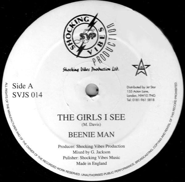 12inch Record BEENIE MAN / ALLEY CAT - Girls I See / Erotic Reason SVJS014 Shocking Vibes/ 1996 US Reggae, Ska & Dub Used
12inch Record BEENIE MAN / ALLEY CAT - Girls I See / Erotic Reason SVJS014 Shocking Vibes/ 1996 US Reggae, Ska & Dub Used