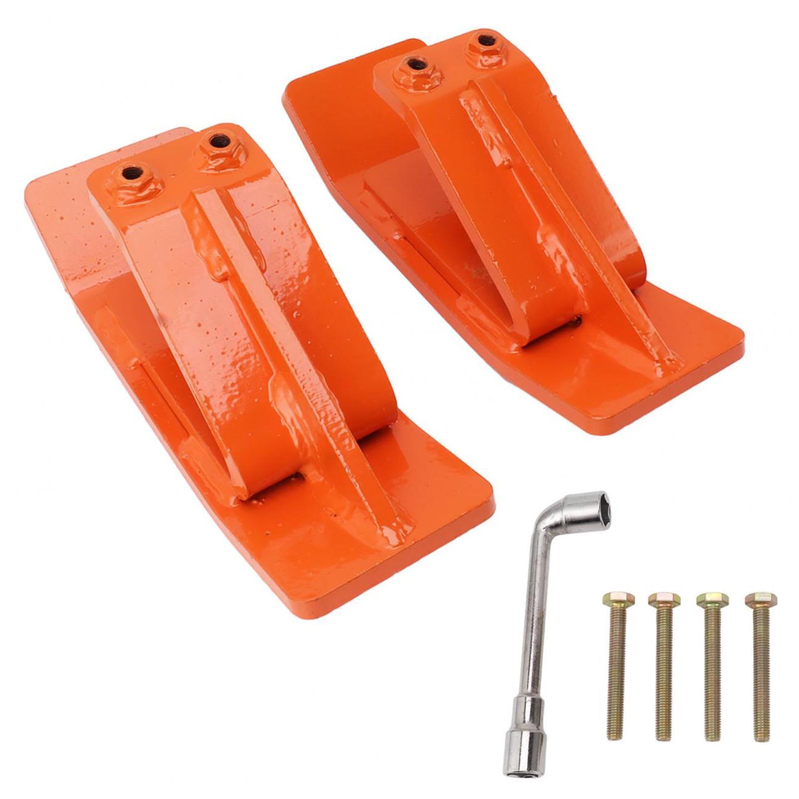 2PCS Tractor Bucket Protector with Double Lock Nuts and Bolts Steel Ski Edge Guard Lawn Tractor
2PCS Tractor Bucket Protector with Double Lock Nuts and Bolts Steel Ski Edge Guard Lawn Tractor