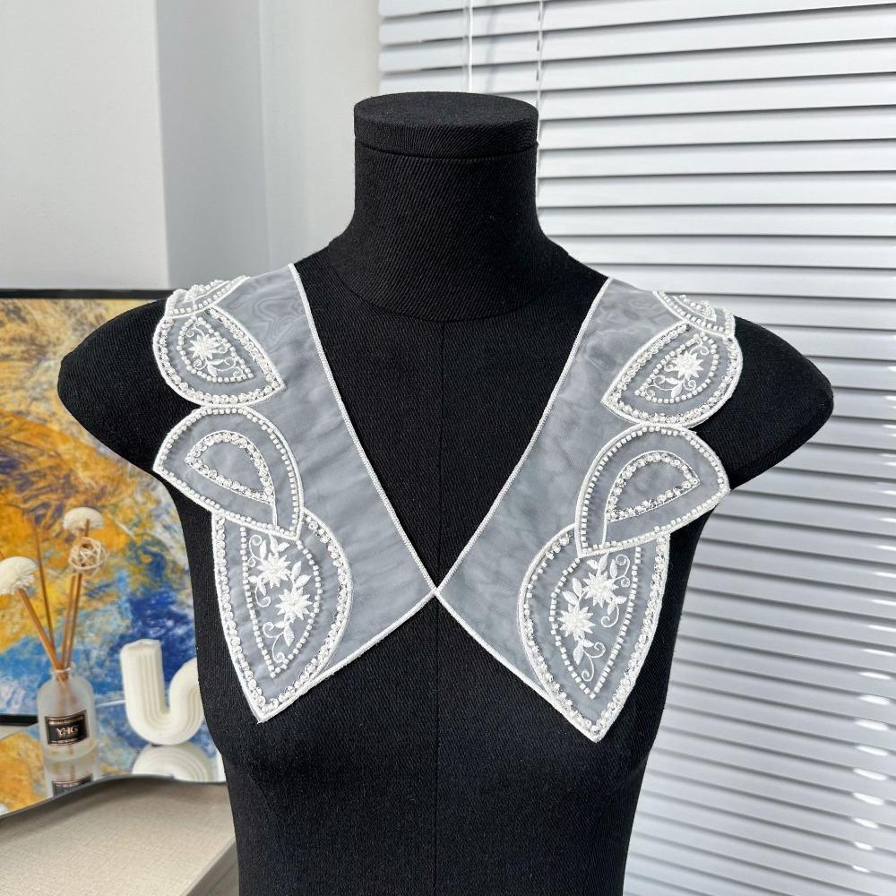 Белый 3D блесток с шипами, искусственный воротник, сделай сам, нашивка для ремонта одежды, нагрудная брошь с цветком, аксессуары
Белый 3D блесток с шипами, искусственный воротник, сделай сам, нашивка для ремонта одежды, нагрудная брошь с цветком, аксессуары