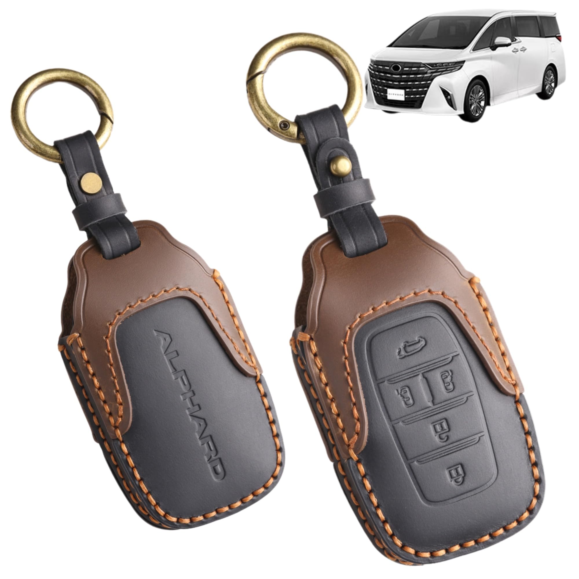 Alphard Vellfire 30 Series 40 Series Exclusive Smart Key Case Key Cover Key Holder Custom Accessory Parts New Genuine Leather with Logo Scratch
Alphard Vellfire 30 Series 40 Series Exclusive Smart Key Case Key Cover Key Holder Custom Accessory Parts New Genuine Leather with Logo Scratch