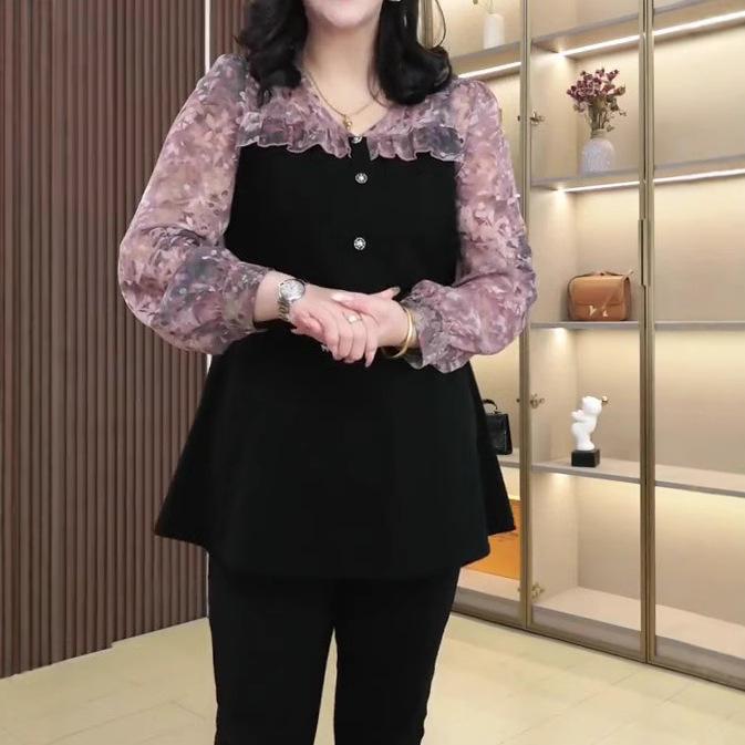 High-End Plus Size Chiffon Lace Shirt – 2025 Spring/Summer Fashion, Fits Up to 240 lbs 2XL 140-160 lbs
High-End Plus Size Chiffon Lace Shirt – 2025 Spring/Summer Fashion, Fits Up to 240 lbs 2XL 140-160 lbs