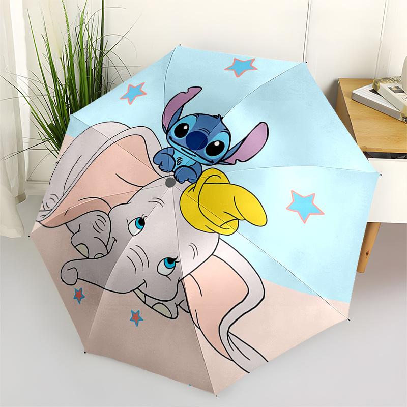 Dumbo Stitch Automatic Umbrella - Tri-fold Portable Umbrella, Best Holiday Gift for Men and Women, Durable Iron Frame, Playful Design, Sturd
Dumbo Stitch Automatic Umbrella - Tri-fold Portable Umbrella, Best Holiday Gift for Men and Women, Durable Iron Frame, Playful Design, Sturd