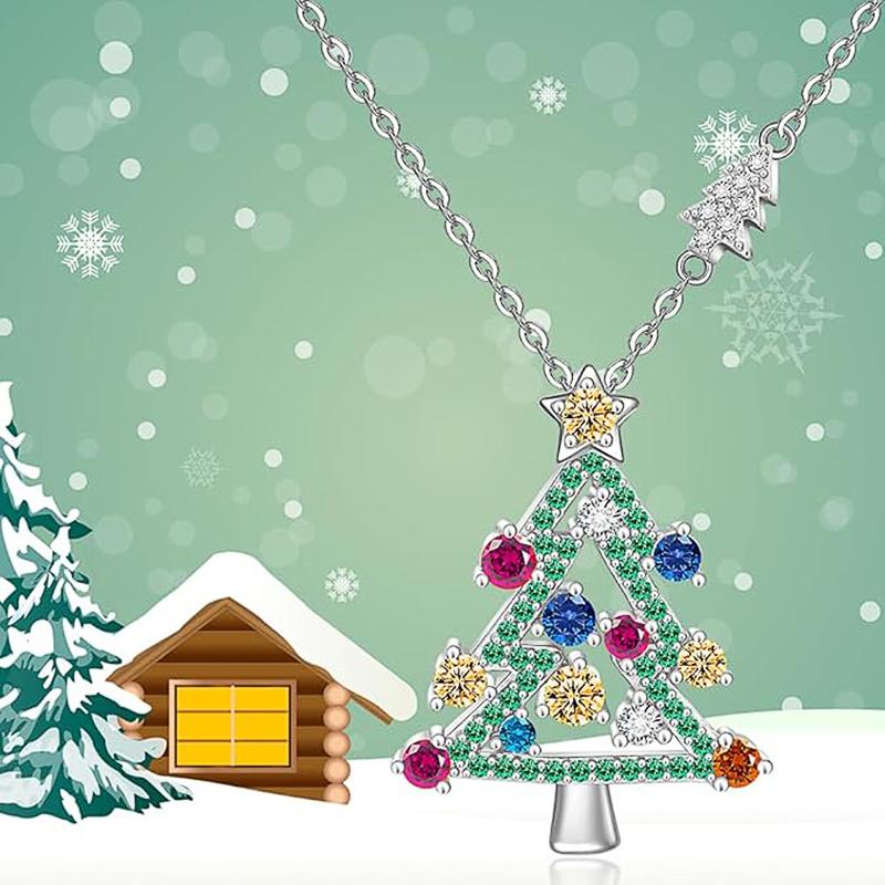 Huitan Яркое Красочное Ожерелье в виде Рождественской Елки для Женщин Новый Креативный Дизайн Рождественское Ожерелье Причудливый Новогодний Подарок Девичьи Украшения 42CM 5CM
Huitan Яркое Красочное Ожерелье в виде Рождественской Елки для Женщин Новый Креативный Дизайн Рождественское Ожерелье Причудливый Новогодний Подарок Девичьи Украшения 42CM 5CM