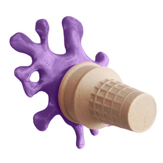 Украшение для стен в виде тающего мороженого. Растопленное мороженое, напечатанное на 3D-принтере, для детской комнаты, столовой. фиолетовый
Украшение для стен в виде тающего мороженого. Растопленное мороженое, напечатанное на 3D-принтере, для детской комнаты, столовой. фиолетовый