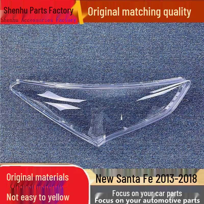 Hyundai Santa Fe 2013-2018 Headlight Cover: Transparent Front Lamp Shell Standard Driver s Side without Gasket
Hyundai Santa Fe 2013-2018 Headlight Cover: Transparent Front Lamp Shell Standard Driver s Side without Gasket