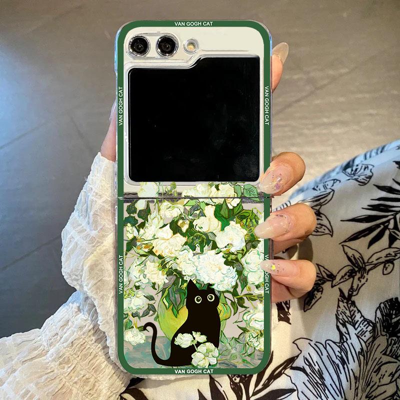 Phone Case For Samsung Galaxy Z Flip 6 5 4 3 Aesthetic Art The Black Cat Van Gogh Folding Hard PC Cover for Zflip 3 Clear Fundas Samsung ZFlip 5
Phone Case For Samsung Galaxy Z Flip 6 5 4 3 Aesthetic Art The Black Cat Van Gogh Folding Hard PC Cover for Zflip 3 Clear Fundas Samsung ZFlip 5