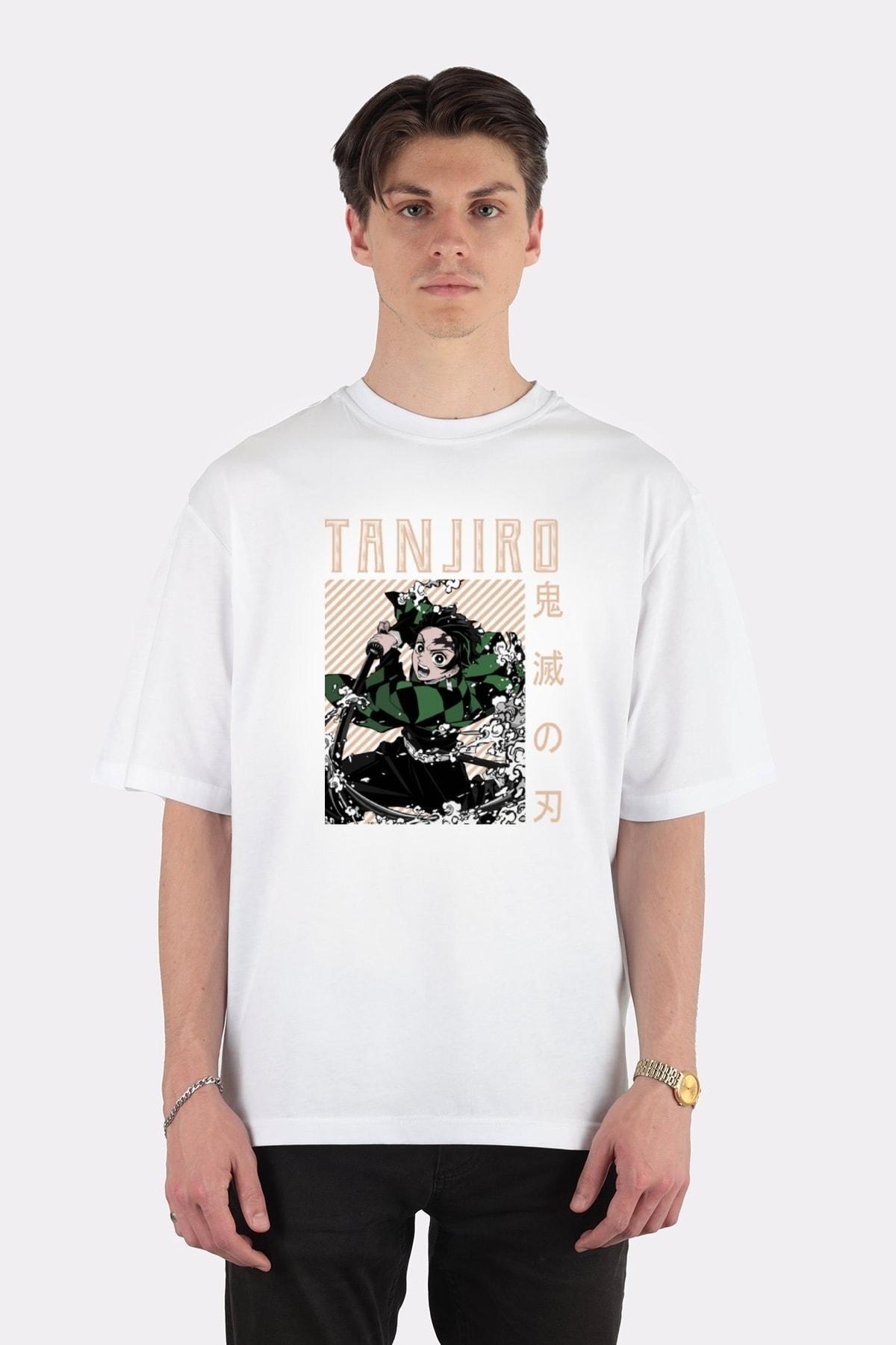 Unisex Beyaz Oversize T-shirt Tanjiro Demon Slayer Kimetsu No Yaiba Anime T-shirt
Unisex Beyaz Oversize T-shirt Tanjiro Demon Slayer Kimetsu No Yaiba Anime T-shirt