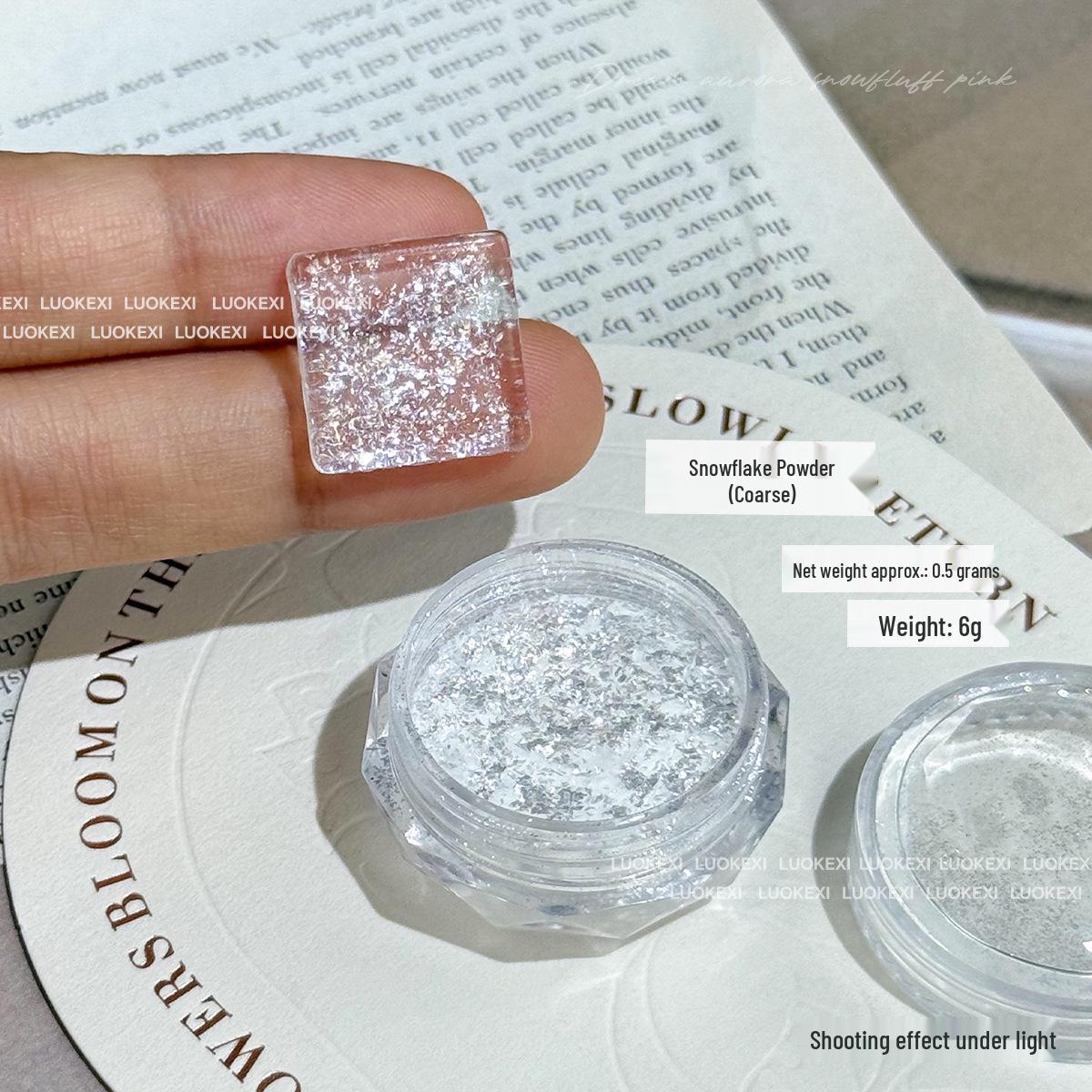 Super Flash Snow Fluff Nail Art Glitter Powder - Silver
Super Flash Snow Fluff Nail Art Glitter Powder - Silver