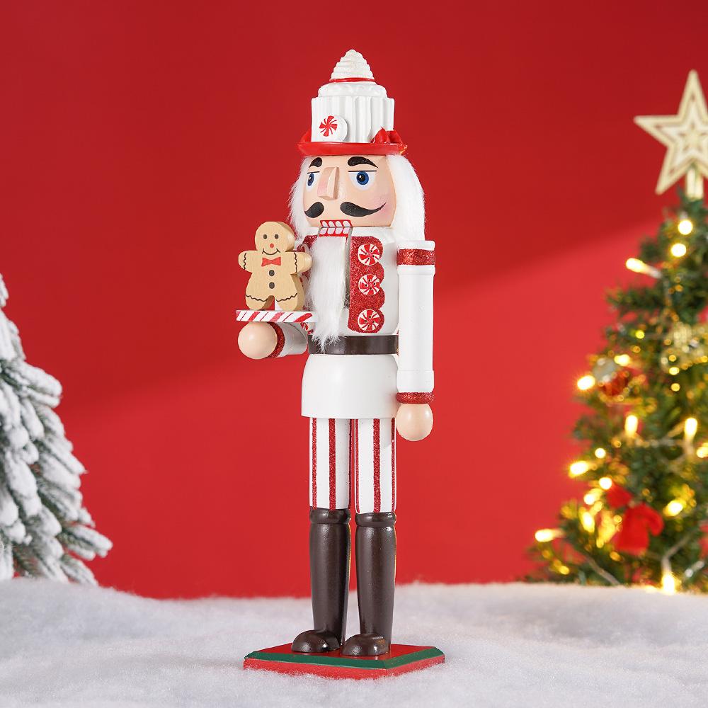 36СМ Рождественский Щелкунчик Серия Шеф-повар Деревянный Щелкунчик Украшение Пряничный Человек Солдат Ручная работа Кукла Домашнее Настольное Украшение
36СМ Рождественский Щелкунчик Серия Шеф-повар Деревянный Щелкунчик Украшение Пряничный Человек Солдат Ручная работа Кукла Домашнее Настольное Украшение
