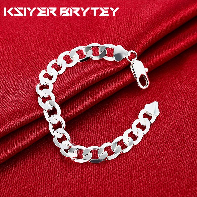 925 Sterling Silver Fine Classic 10MM Chain Bracelets for Men s Women Fashion Designer Party Wedding Accessories Jewelry Gifts
925 Sterling Silver Fine Classic 10MM Chain Bracelets for Men s Women Fashion Designer Party Wedding Accessories Jewelry Gifts