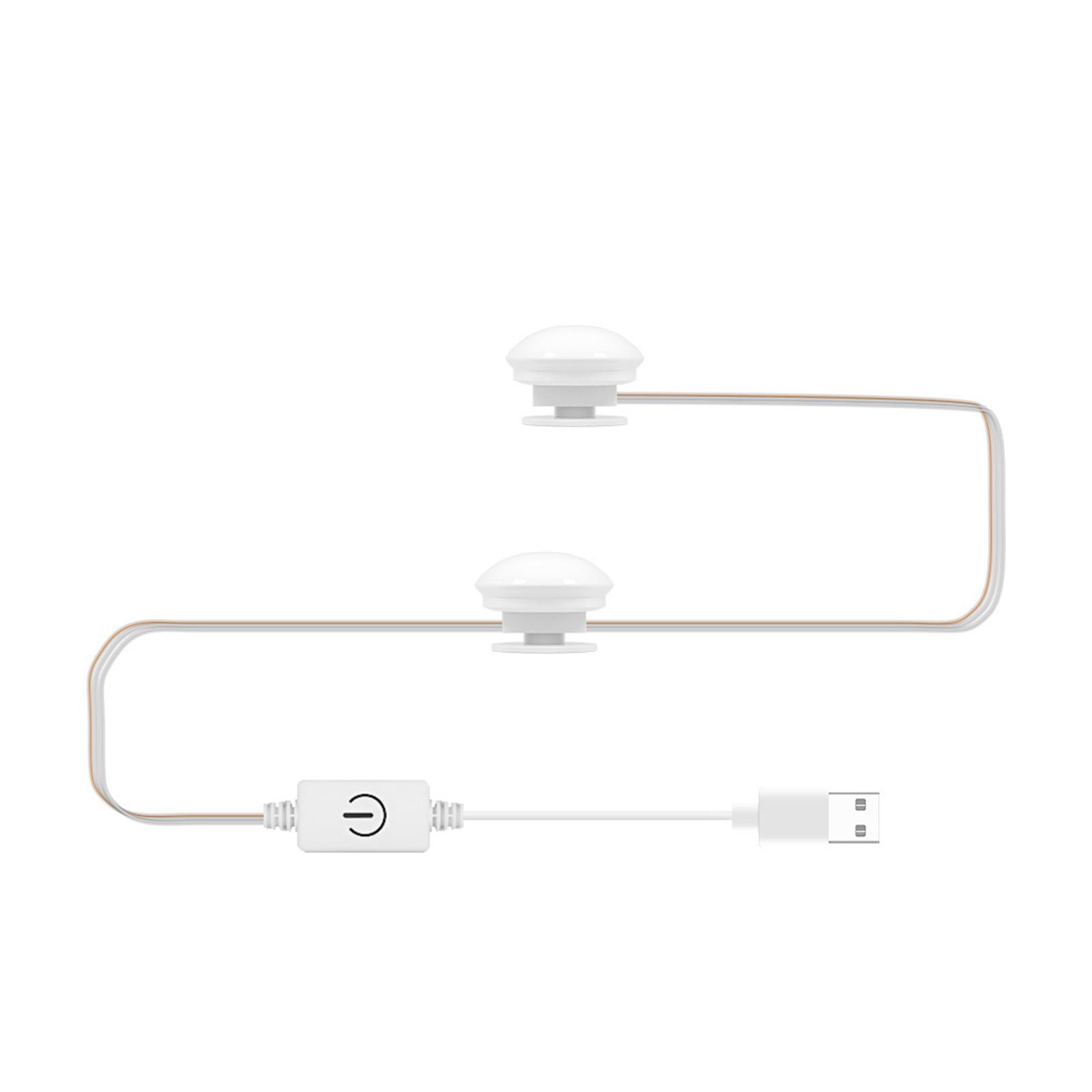 Світлодіодне дзеркало Лампочка Дзеркало переднє світло USB Лампа для макіяжу Триколірне світло для дзеркала з затемненням 2 Bulbs
Світлодіодне дзеркало Лампочка Дзеркало переднє світло USB Лампа для макіяжу Триколірне світло для дзеркала з затемненням 2 Bulbs