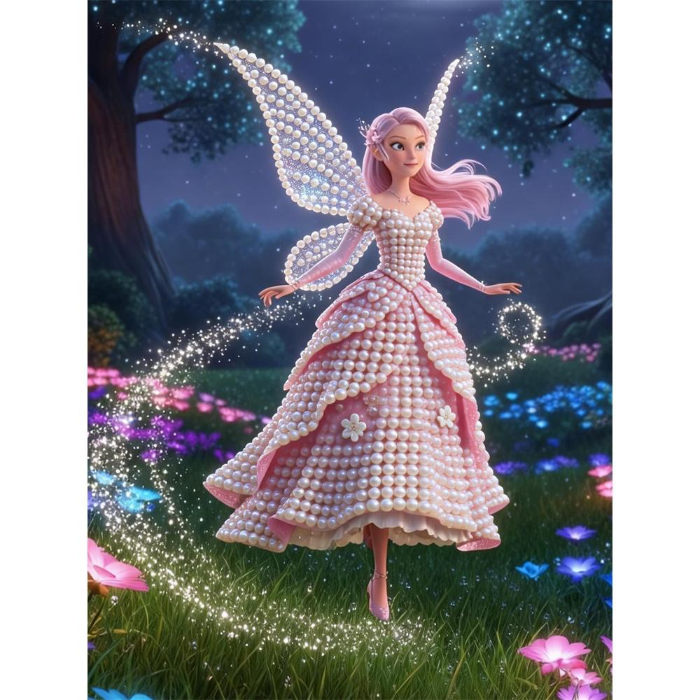 Disney Pearl Painting Set Pink Pearl Fairy Dancing in A Night Forest Exquisite and Sparkling Artwork Perfect for Home Wall DecorationandHandmadeGifts 35x45cm
Disney Pearl Painting Set Pink Pearl Fairy Dancing in A Night Forest Exquisite and Sparkling Artwork Perfect for Home Wall DecorationandHandmadeGifts 35x45cm