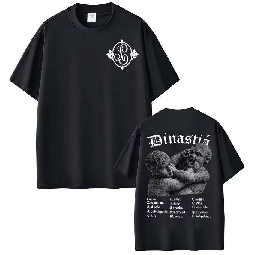 Rapper Peso Pluma Tito Double P Dinastia Tour Print Tshirts Men Women Fashion Tshirts Summer pure Cotton Casual Cotton Tshirt XL
Rapper Peso Pluma Tito Double P Dinastia Tour Print Tshirts Men Women Fashion Tshirts Summer pure Cotton Casual Cotton Tshirt XL