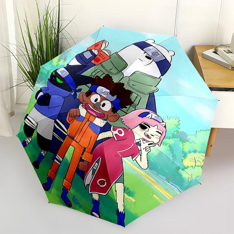 1pc Naruto, Boruto, and Konohamaru Outdoor Umbrella - Automatic Opening/Closing - Portable 3-Fold Design - 8-Rib Iron Frame - Perfect Gift for Fans, T
1pc Naruto, Boruto, and Konohamaru Outdoor Umbrella - Automatic Opening/Closing - Portable 3-Fold Design - 8-Rib Iron Frame - Perfect Gift for Fans, T
