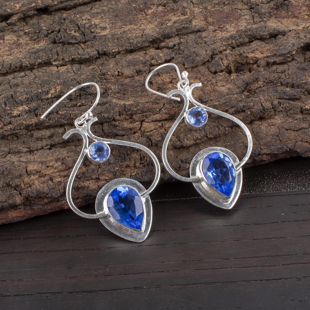 Tanzanite Handmade Gemstone Earrings, 925 Solid Sterling Silver Earrings Antique Jewelry, Earrings For Engagement Gift 2.2 Inches синій
Tanzanite Handmade Gemstone Earrings, 925 Solid Sterling Silver Earrings Antique Jewelry, Earrings For Engagement Gift 2.2 Inches синій