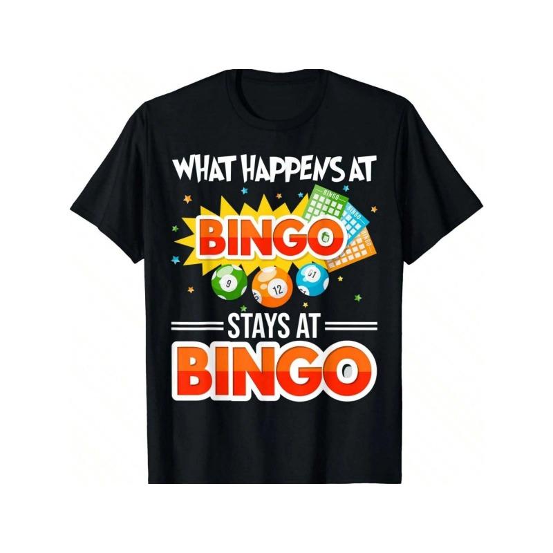 European size What Happens At Bingo Stays At Bingo T-Shirt-Men s Round Neck Cotton Casual T-Shirt, Ideal for Family And Friends 4XL чорний
European size What Happens At Bingo Stays At Bingo T-Shirt-Men s Round Neck Cotton Casual T-Shirt, Ideal for Family And Friends 4XL чорний