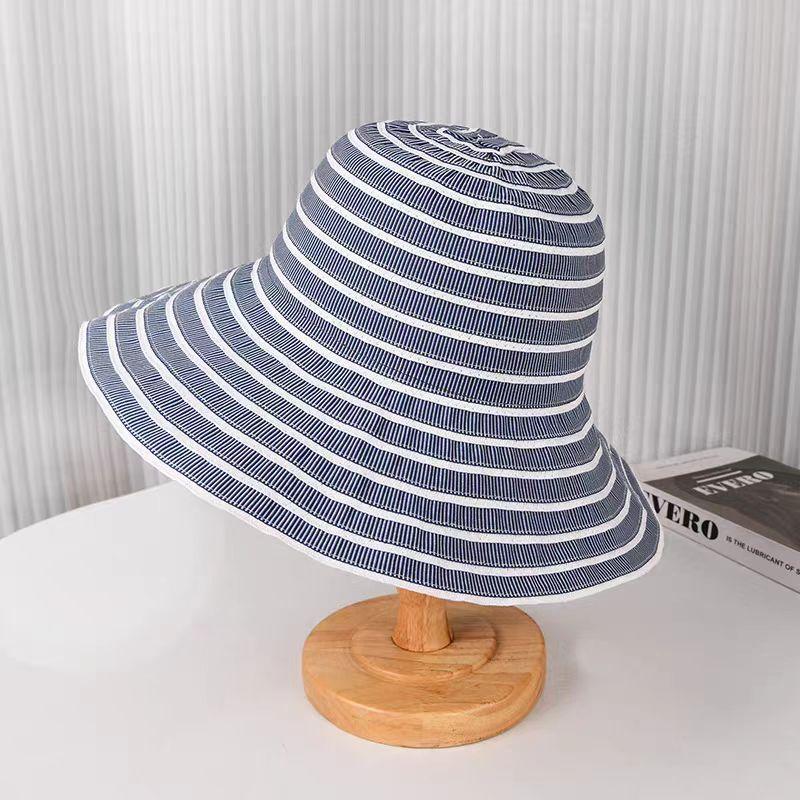 Літні капелюхи для жінок Капелюх-відро Смугастий Складний Капелюх рибалки Для вулиці Повсякденний Захист від сонця Капелюх від сонця з широкими полями Жіночий Новий Корея 56-58CM рожевий 
Літні капелюхи для жінок Капелюх-відро Смугастий Складний Капелюх рибалки Для вулиці Повсякденний Захист від сонця Капелюх від сонця з широкими полями Жіночий Новий Корея 56-58CM рожевий