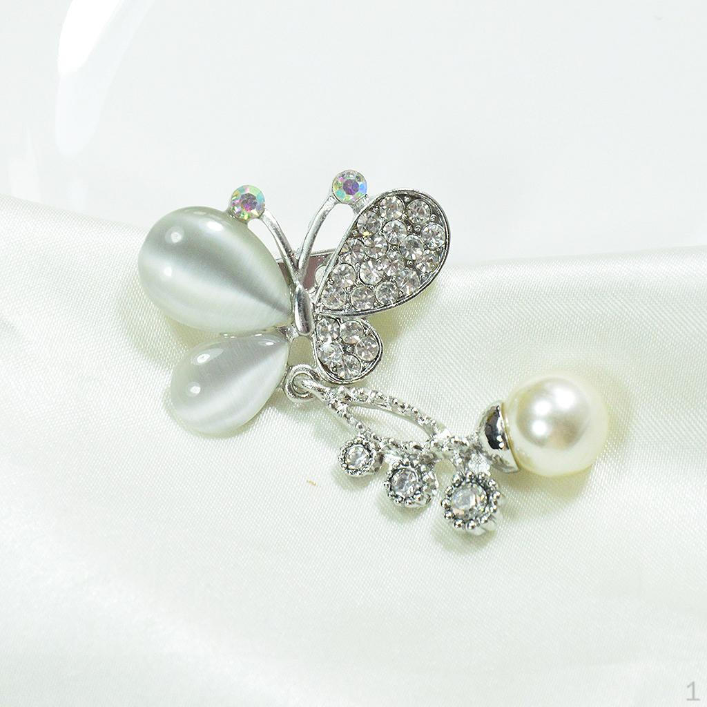 / Silver Opal Crystal Butterfly Brooch Collar Pin Corsage - серебряный
/ Silver Opal Crystal Butterfly Brooch Collar Pin Corsage - серебряный