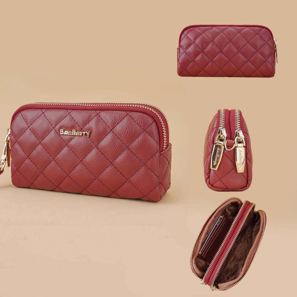 Baellerry Women s Long Wallet - Fashionable and Versatile Large Capacity Clutch темно-червоний колір
Baellerry Women s Long Wallet - Fashionable and Versatile Large Capacity Clutch темно-червоний колір
