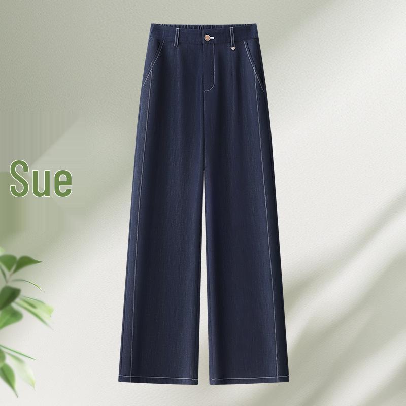 Women s 2026 Summer Denim Blue Wide-Leg Faux Denim High-Waisted Pants with Contrast Stitching and Draping. 26 джинсовый синий
Women s 2026 Summer Denim Blue Wide-Leg Faux Denim High-Waisted Pants with Contrast Stitching and Draping. 26 джинсовый синий