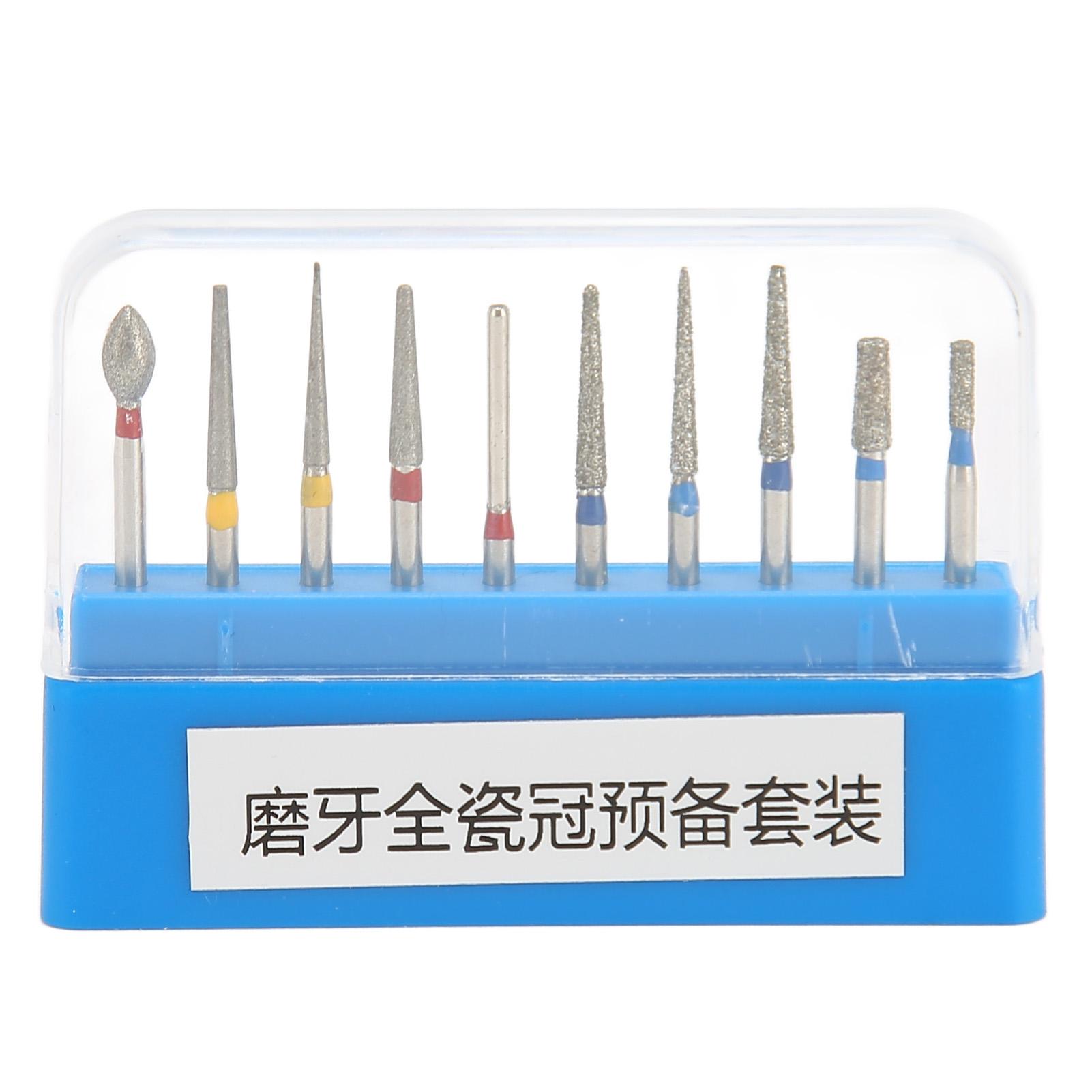 10pcs Dental Polishing Burs Drill High Speed Stainless Steel Dental Burs Drill Kit for Grinding
10pcs Dental Polishing Burs Drill High Speed Stainless Steel Dental Burs Drill Kit for Grinding