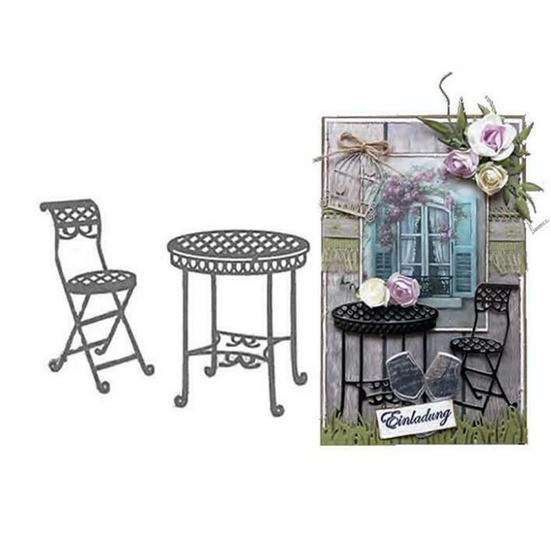 Window Tables Chairs Metal Cutting Dies DIY Embossing Scrapbooking Carbon Sharp Craft Stencil Die Photo Invitation Cards Decor
Window Tables Chairs Metal Cutting Dies DIY Embossing Scrapbooking Carbon Sharp Craft Stencil Die Photo Invitation Cards Decor
