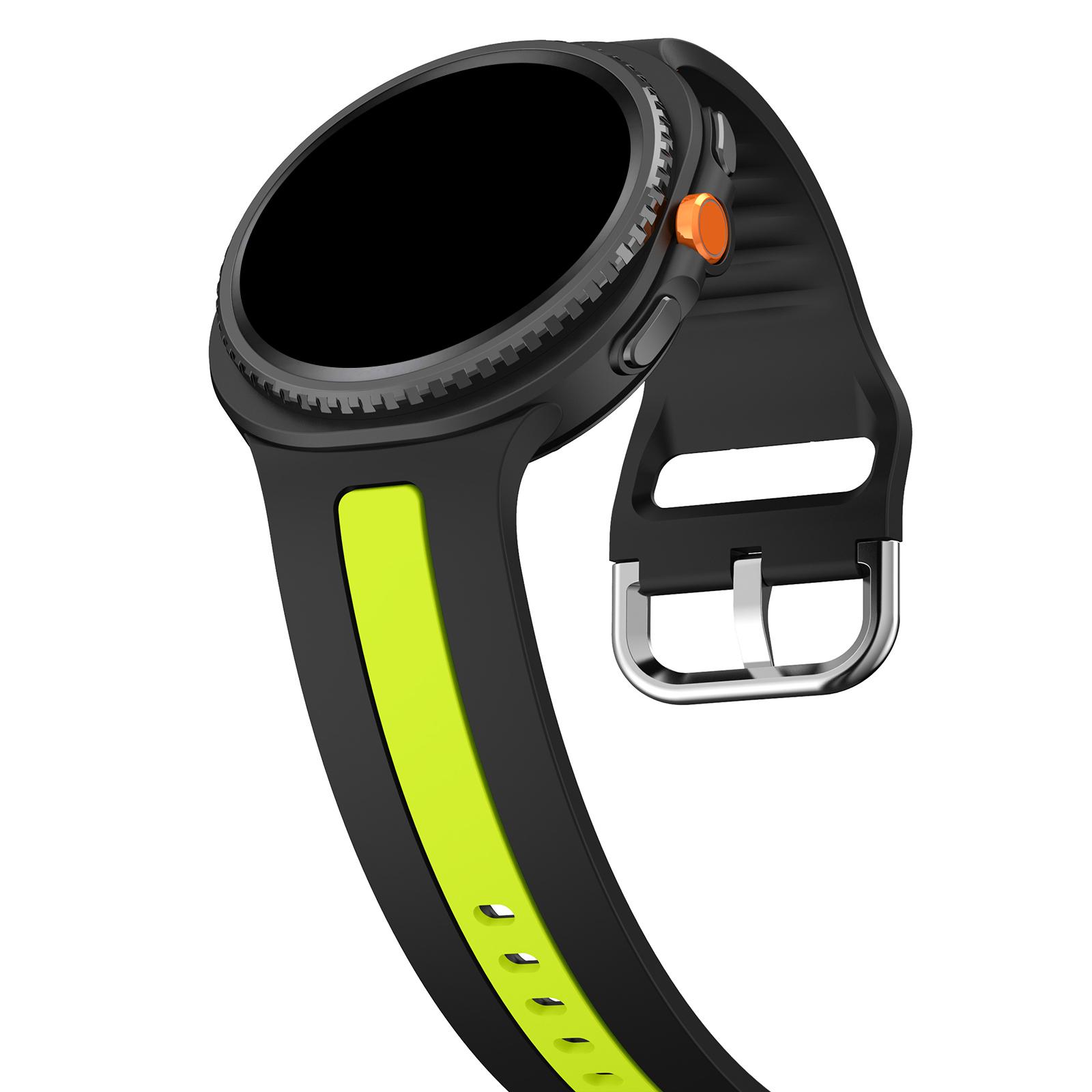 Two-Tone silicone band for Samsung Galaxy Watch 8 classic 40mm 44mm 46mm sport Replacement Bracelet For Galaxy Watch 8 Strap Galaxy Watch 8 44mm
Two-Tone silicone band for Samsung Galaxy Watch 8 classic 40mm 44mm 46mm sport Replacement Bracelet For Galaxy Watch 8 Strap Galaxy Watch 8 44mm