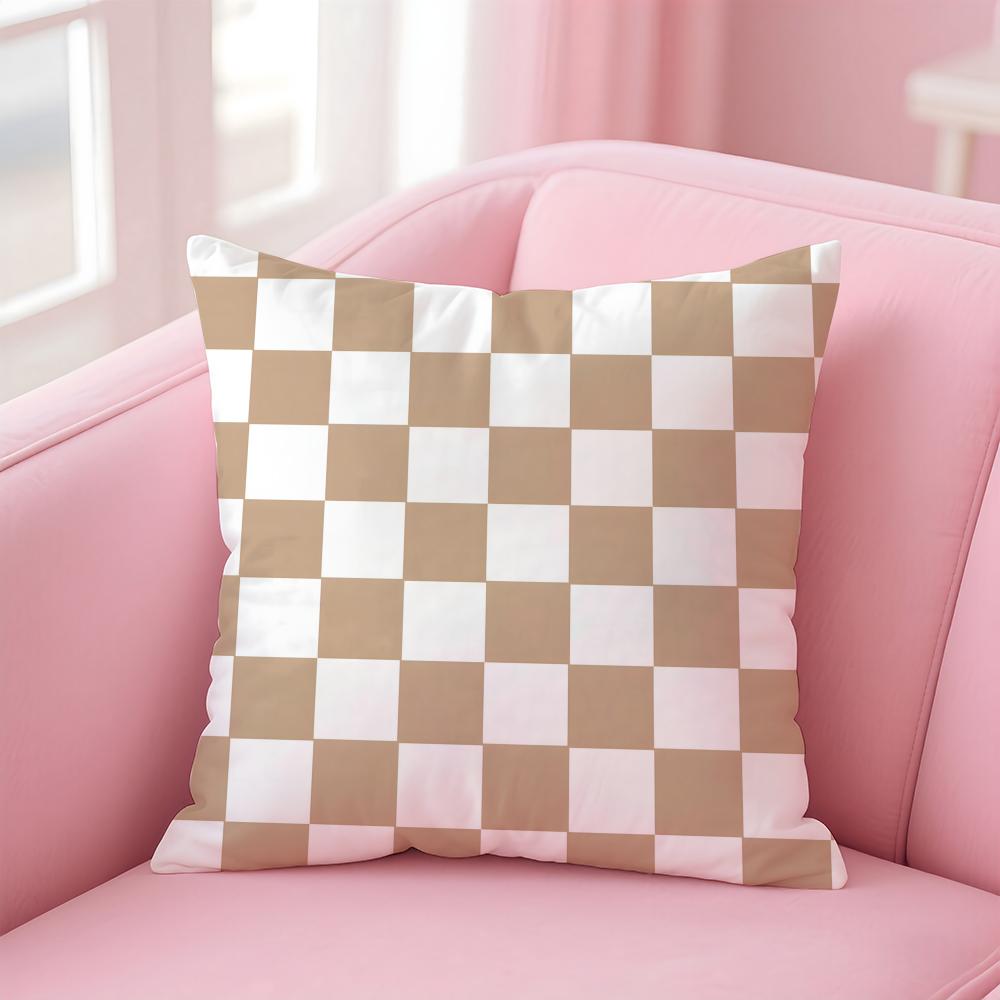 Artistic Chessboard Style Printed Cushion Cover Linen Pillowcase Cover Soft Decor for Sofa Home Room 30X30cm
Artistic Chessboard Style Printed Cushion Cover Linen Pillowcase Cover Soft Decor for Sofa Home Room 30X30cm
