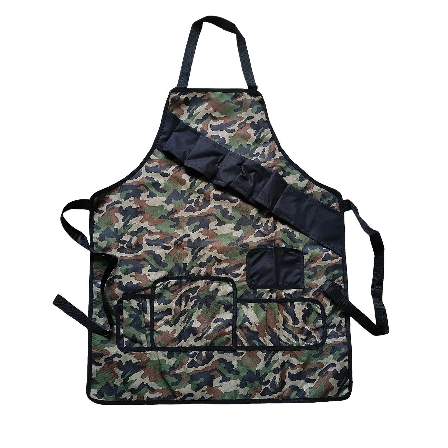 Fashion new camouflage anti-fouling and dirt-resistant men s and women s aprons, apron waist work clothes, kitchen home cooking
Fashion new camouflage anti-fouling and dirt-resistant men s and women s aprons, apron waist work clothes, kitchen home cooking