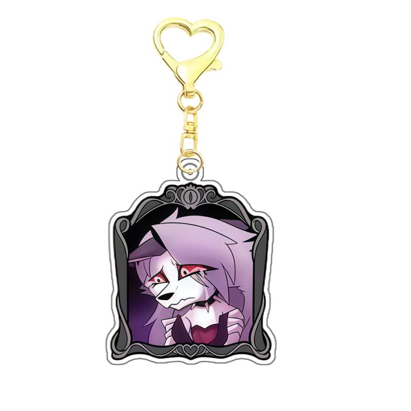 Anime Cartoons Acrylic Keychain for Helluva Boss Andrealphus Loona Crimson Stella Moxxie Acrylic Key Buckle Acrylic Key Ring
Anime Cartoons Acrylic Keychain for Helluva Boss Andrealphus Loona Crimson Stella Moxxie Acrylic Key Buckle Acrylic Key Ring